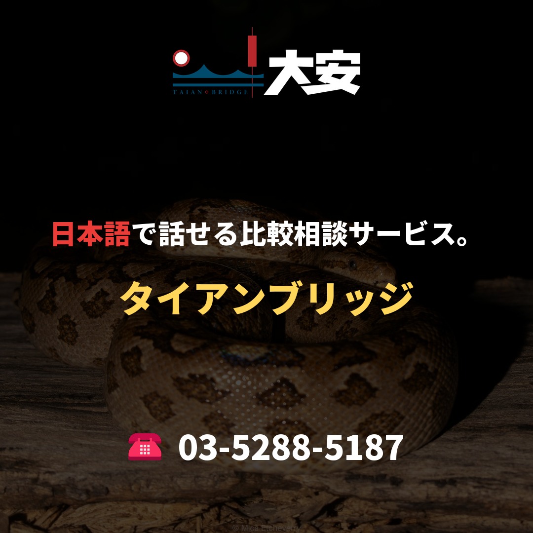 日本語で話せる比較相談サービス。|タイアンブリッジ
