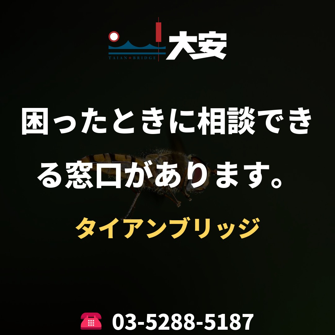 困ったときに相談できる窓口があります。｜タイアンブリッジ